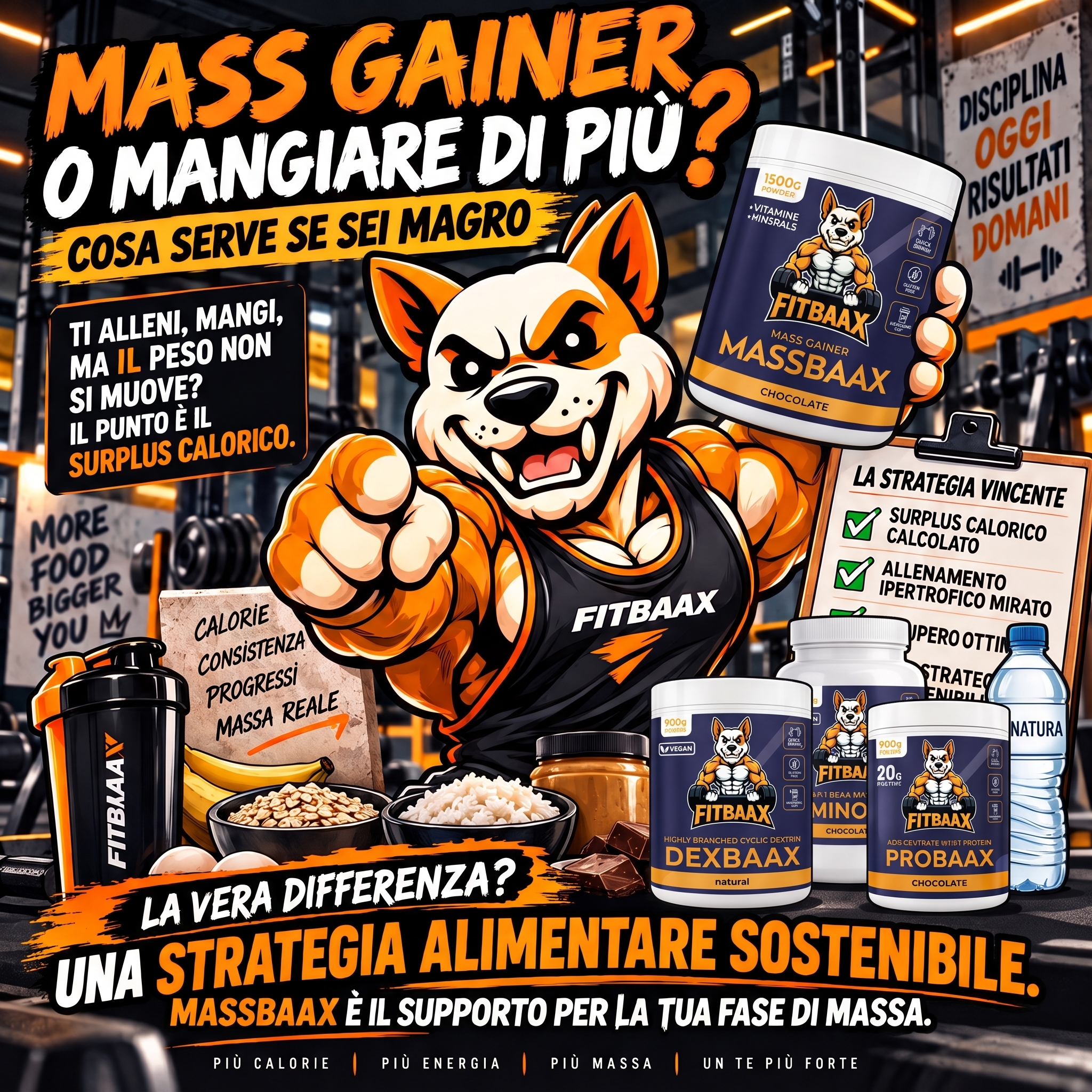 <p>Mass gainer o mangiare di pi&ugrave;: cosa serve se sei magro</p>
